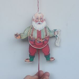 Festive Santa Claus Pull String Decoration